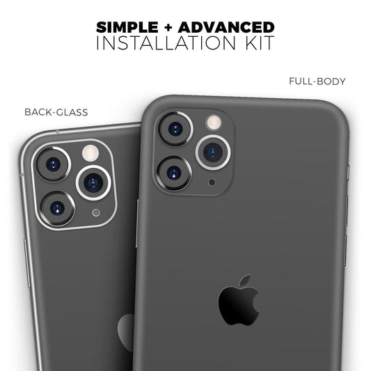 Solid Dark Gray // Skin-Kit compatible with the Apple iPhone 14, 13,